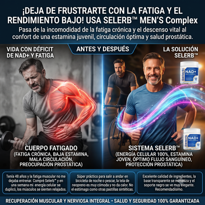 Selerb™ Liposomal NAD+ Men's Complex (1000 mg - 60 Cápsulas )