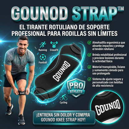GOUNOD STRAP™ Tirante Rotuliano de Soporte Deportivo -M