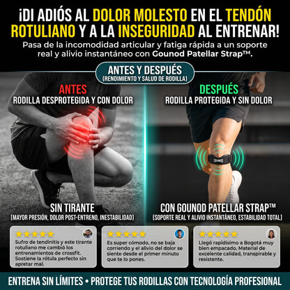 GOUNOD STRAP™ Tirante Rotuliano de Soporte Deportivo -M