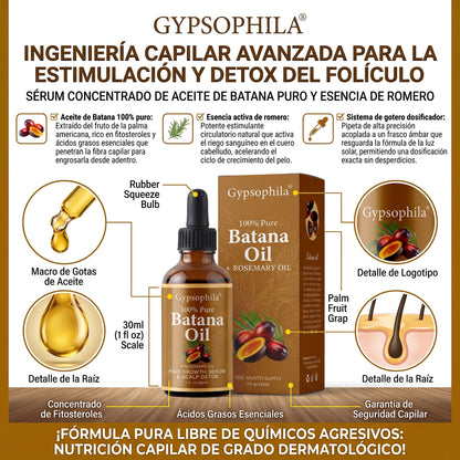 Gypsophila® Batana Oil + Rosemary érum de Crecimiento Capilar