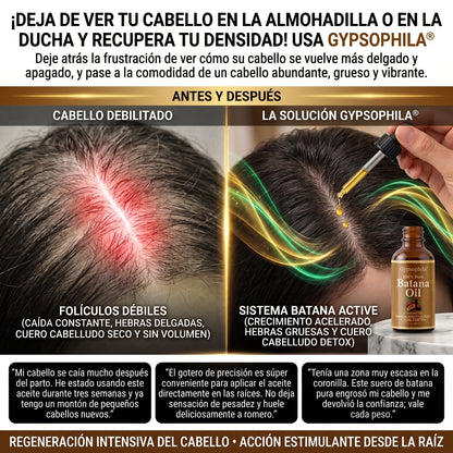 Gypsophila® Batana Oil + Rosemary érum de Crecimiento Capilar