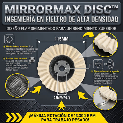 MirrorMax Disc™Disco Para Pulir 2x1