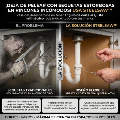SteelSaw™ Sierra de Alambre de Alta Resistencia