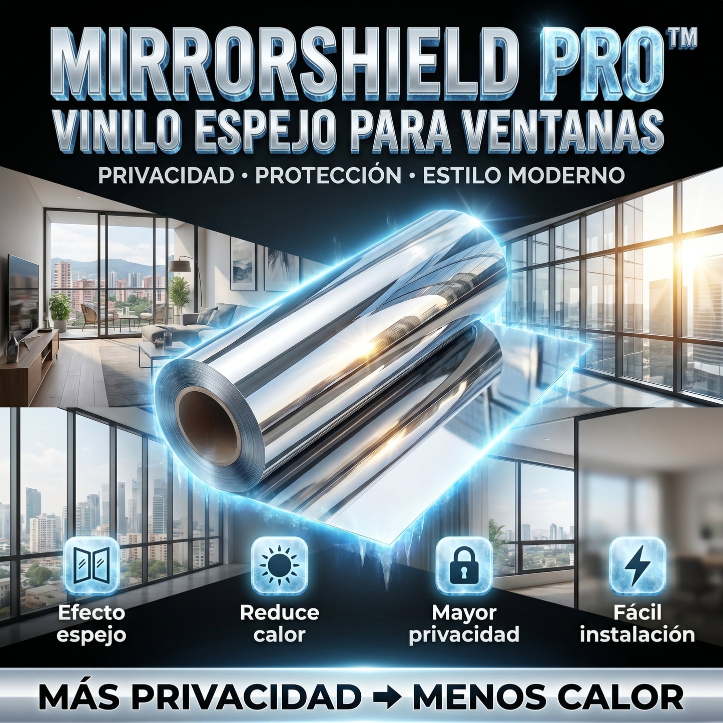MirrorShield PRO™ Pelicula ,50m x 5m