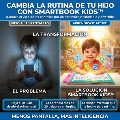 SmartBook Kids™ Libro mágico interativo español- ingles