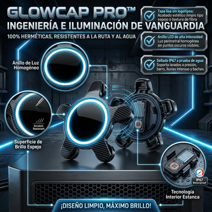 GlowCap PRO™ Tapas Centro De Rin 4 piezas