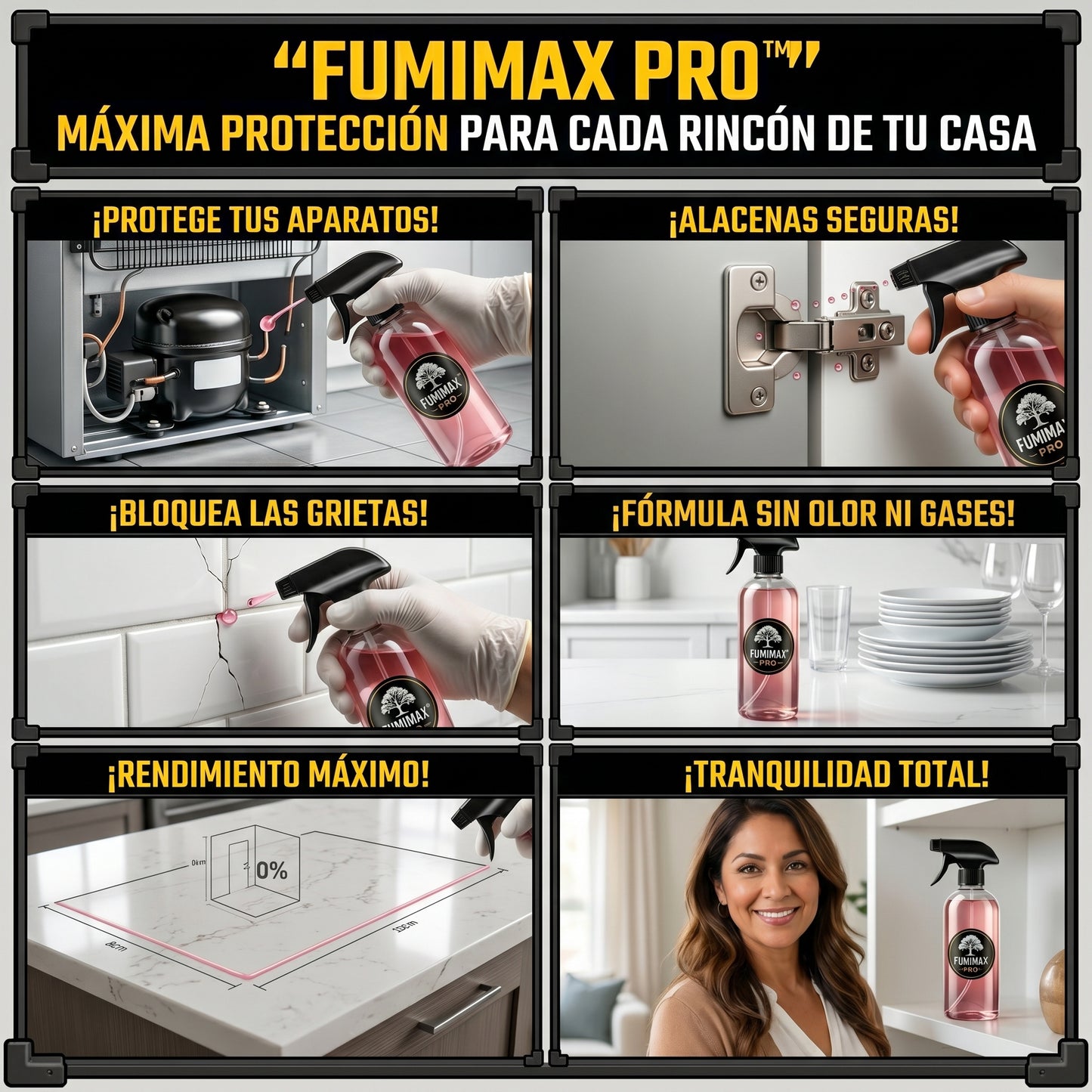 FumiMax PRO™ extermina las plagas