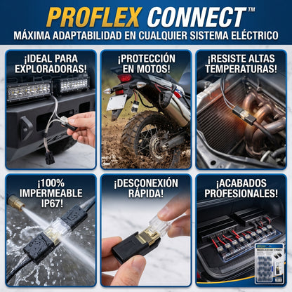 PROFLEX CONNECT™ Conector de cable automotriz x 60 pcs