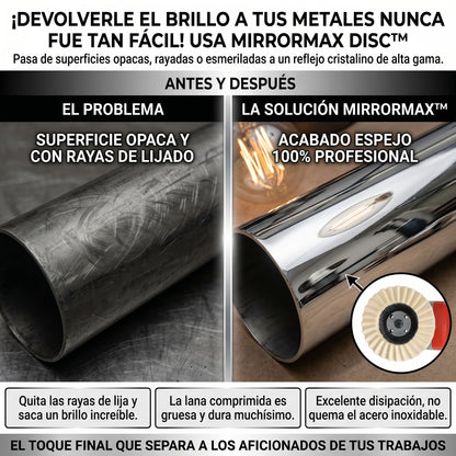 MirrorMax Disc™Disco Para Pulir 2x1