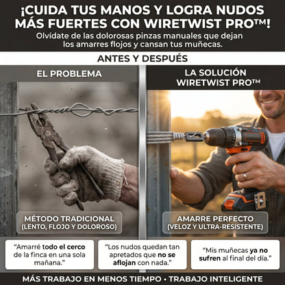WireTwist PRO™ Herramienta Torcedora de Alambre para Taladro