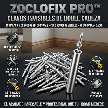 ZOCLOFIX PRO™ Clavos De Fijacion Doble x 60 unds