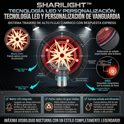 ShariLight™ Luz de Freno Trasera LED Modificada