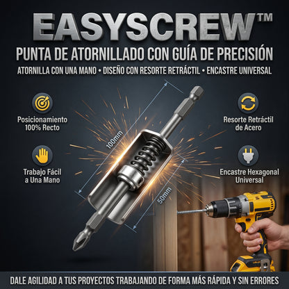 EasyScrew™ Adaptador Industrial Posicionamiento con Resorte Automático