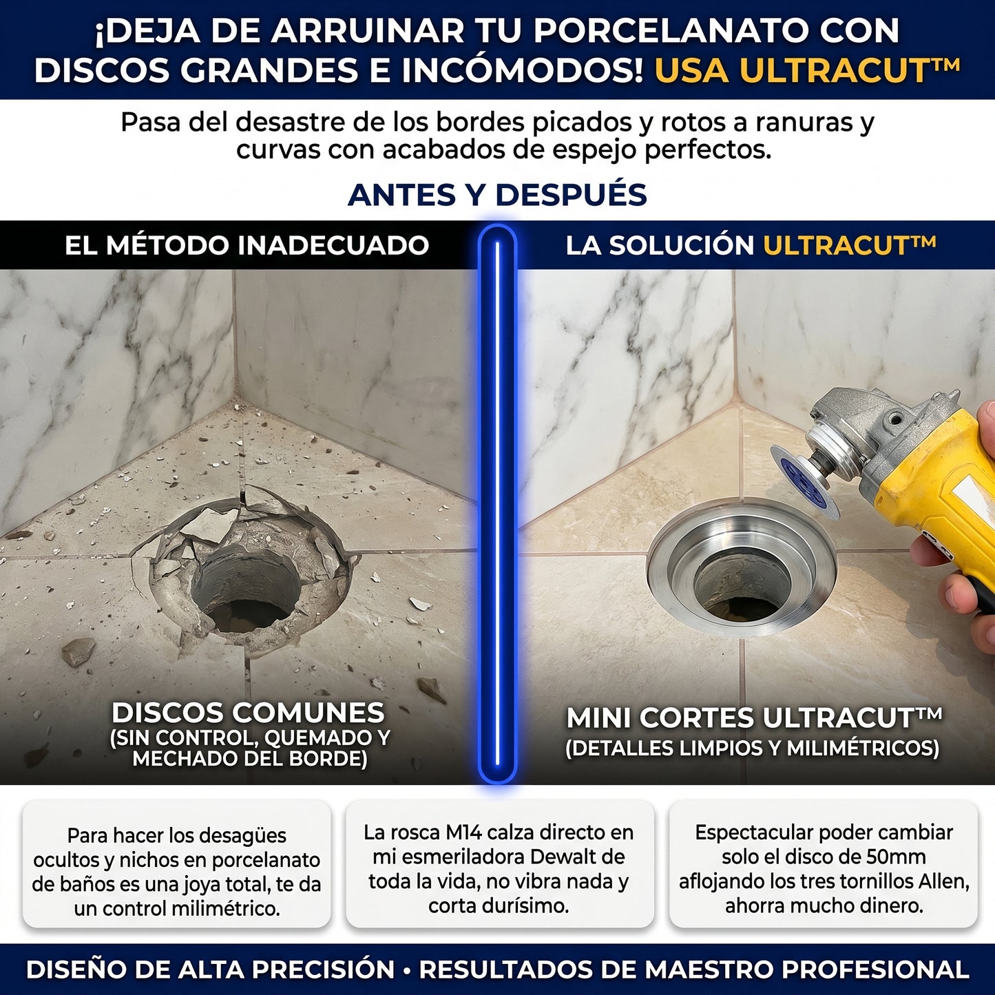 UltraCut™ Mini Disco De Corte De Precision set de 3