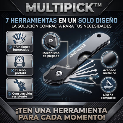 MULTIPICK™ Navaja Ganzua 7 Herramientas