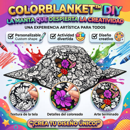 ColorBlanket™ DIY Manta Para Colorear