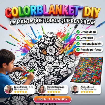 ColorBlanket™ DIY Manta Para Colorear