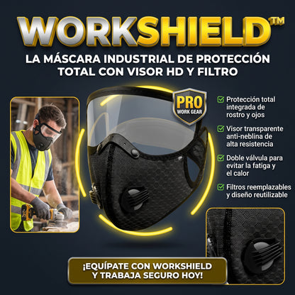 WorkShield™ Careta de Equipamiento profesional de alta gama