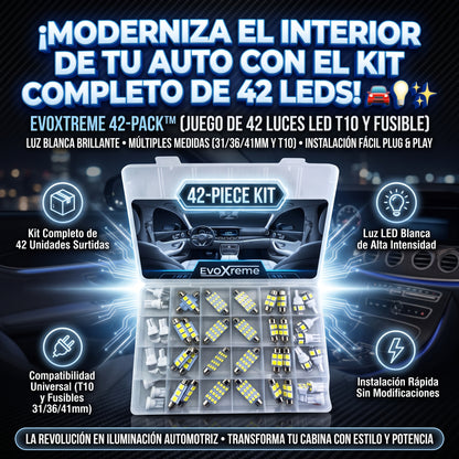 EVOXTREME™ Juego de 42 Luces LED para tu Automóvil