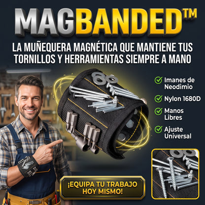 MAGBANDED™ Pulsera / Muñequera Magnética para Herramientas