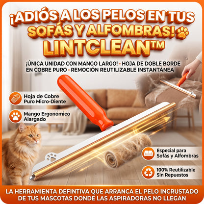LintClean™ Removedor Rascador de Pelos de Mascotas