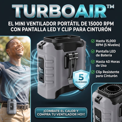 TURBOAIR™ Ventilador de Cintura Portátil