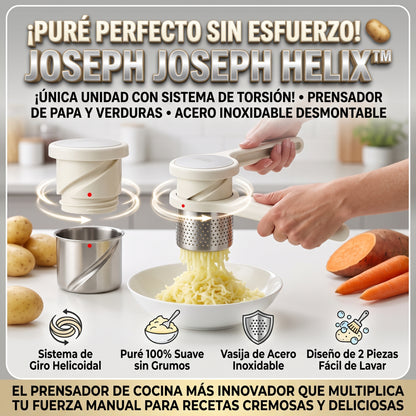 Joseph Joseph Helix™ Prensador Manual de Papa y Verduras