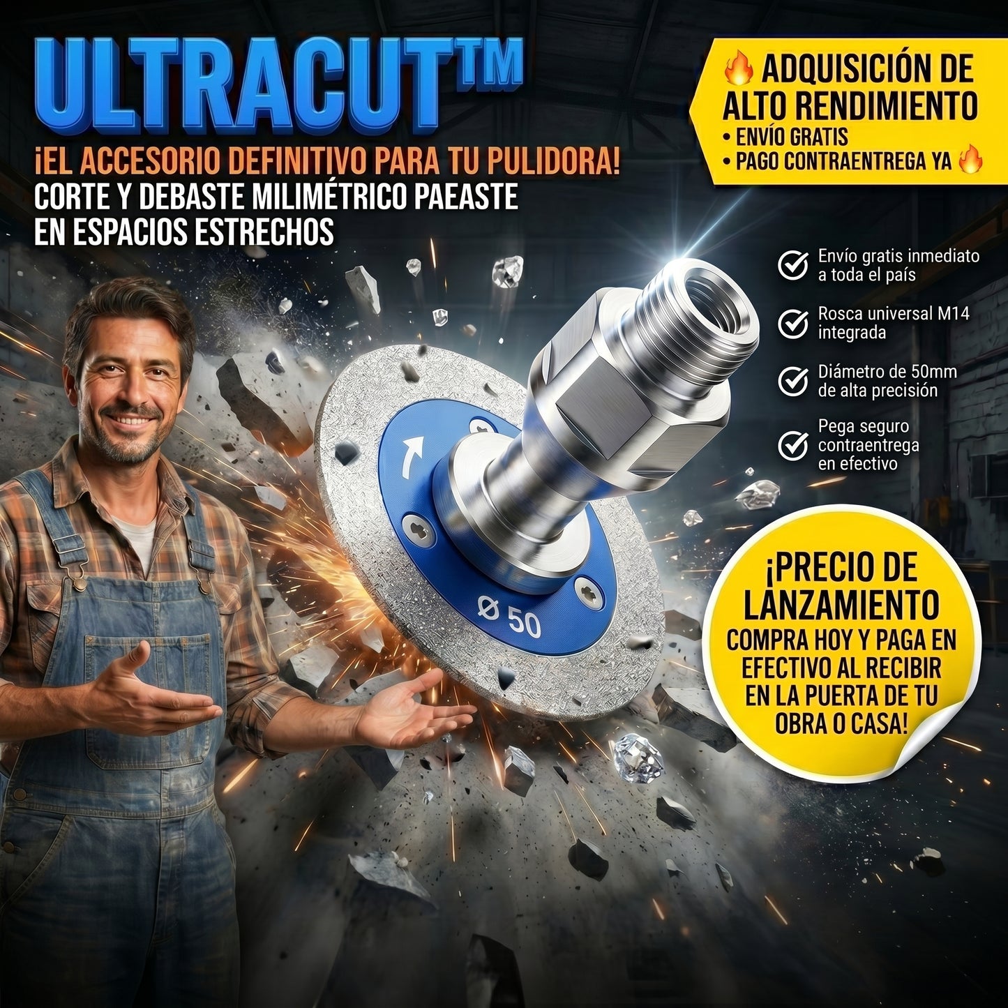 UltraCut™ Mini Disco De Corte De Precision set de 3