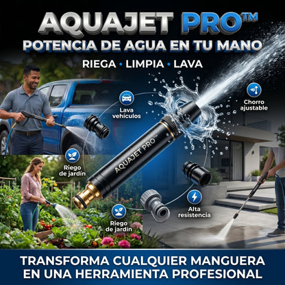 AquaJet PRO™ Pistola Rociadora Ajustable para Manguera