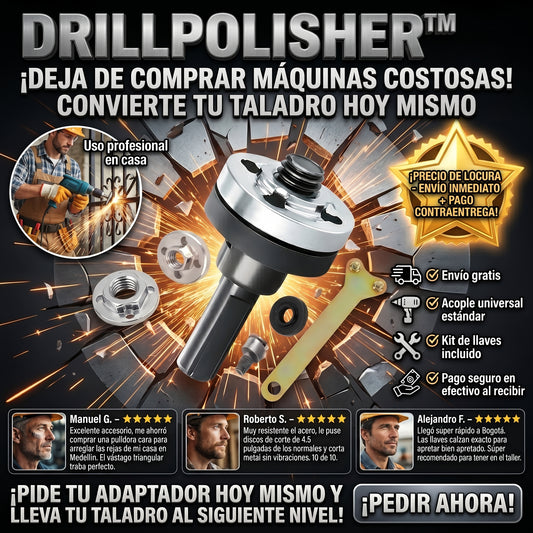 DRILLPOLISHER Adaptador Para Taladro