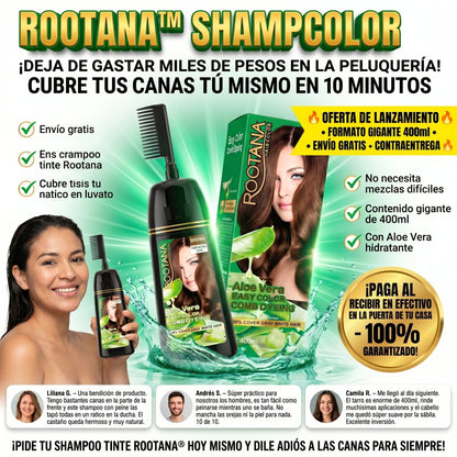 Rootana™ Shampú colorante para el cabello