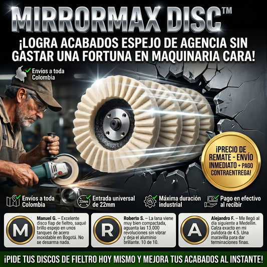 MirrorMax Disc™Disco Para Pulir 2x1