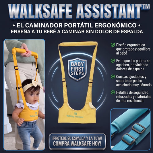 WALKSAFE ASSISTANT™ Caminador Portátil Ergonómico para Bebés