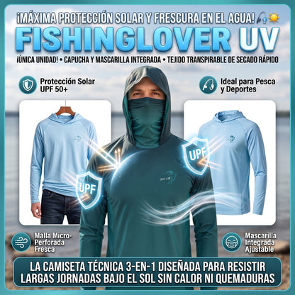 FishingLove™ Buso Deportivo Mascarilla e Hilos Anti-UV 2x1