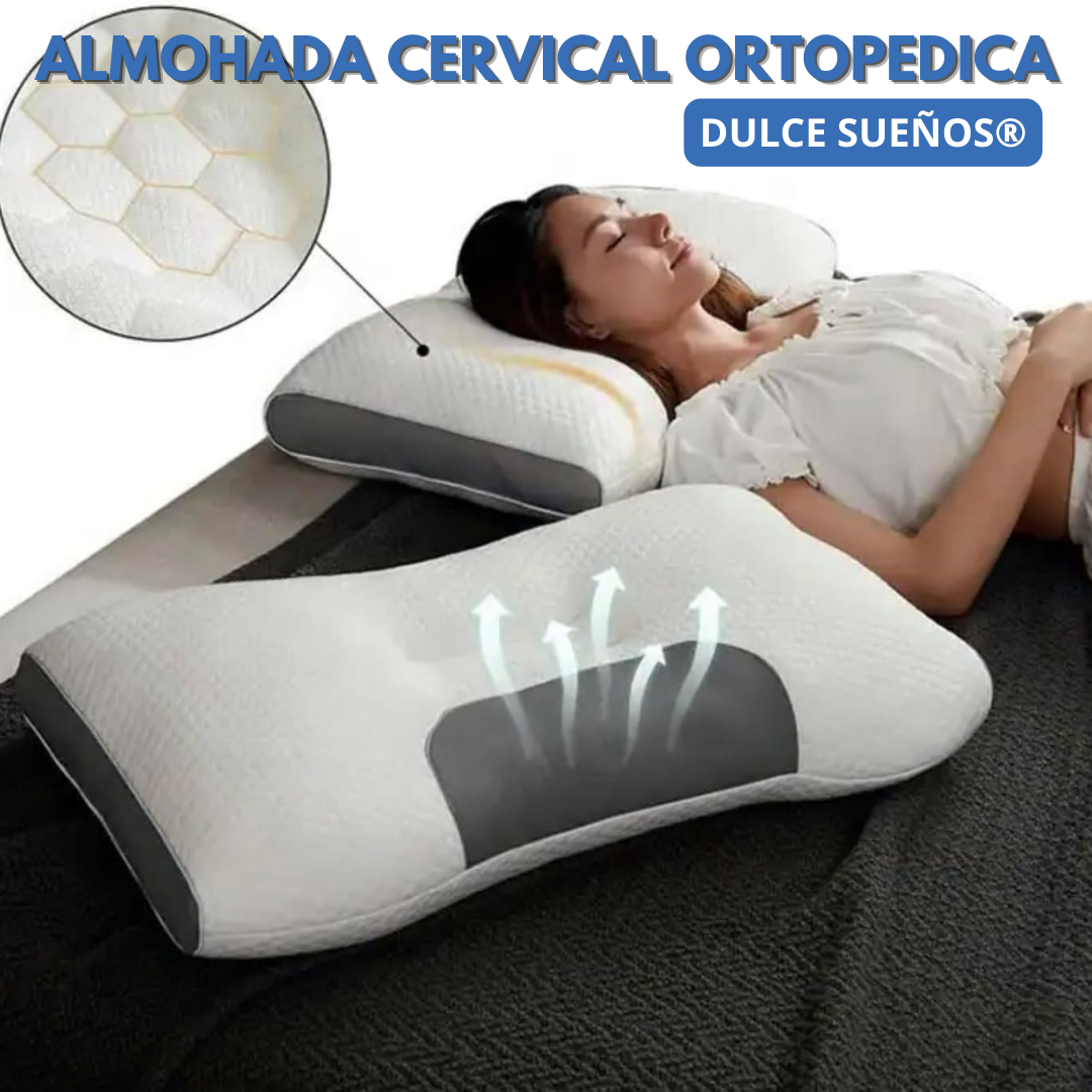 2X1  ALMOHADA CERVICAL ORTOPEDICA DULCE SUEÑOS®🎁PAGUE 1 LLEVE 2🎁