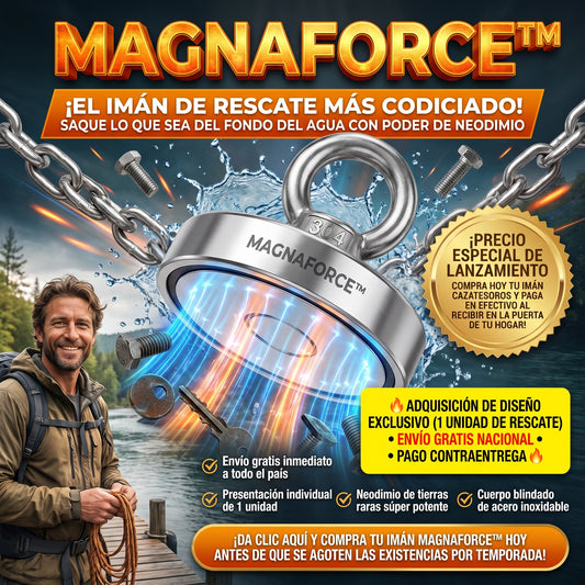 MagnaForce™ Imán de Pesca Recupera objetos metálicos pesados