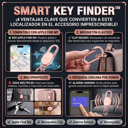 KEY FINDER™ Localizador de Llaves Inteligente y Recargable