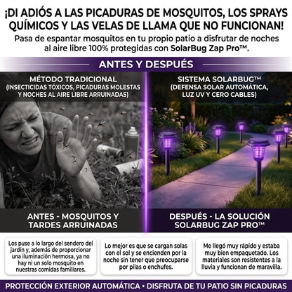 SOLARBUG™ Lámpara Solar Antimosquitos de Jardín