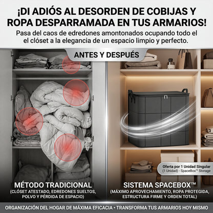 SPACEBOX™ Cesta Rígida Organizadora de Almacenamiento