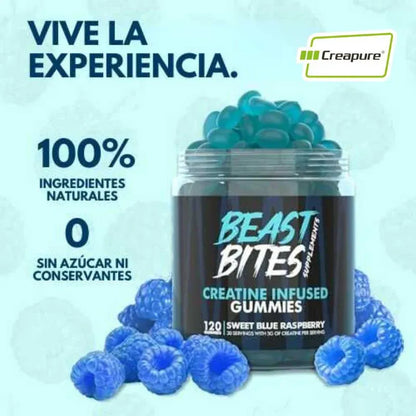 Beast Bites Gomitas de Creatina Hiper Músculos 120un.