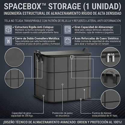 SPACEBOX™ Cesta Rígida Organizadora de Almacenamiento