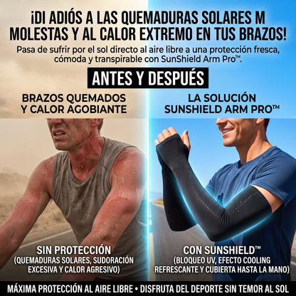 SUNSHIELD™ Mangas de Protección Solar con Orificio para Pulgar SET PAR