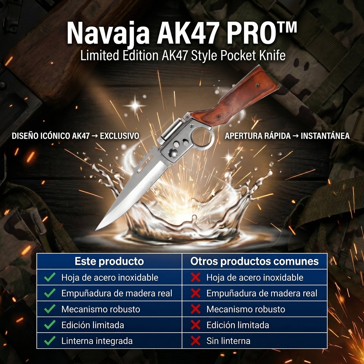 Navaja Knife AK47 PRO™