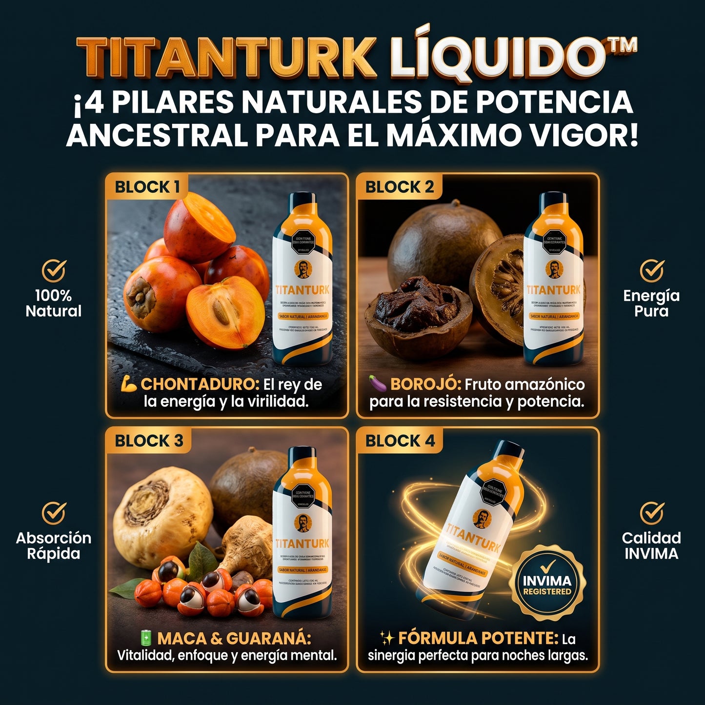 TITANTURK™ Bebible Potenciador Masculino