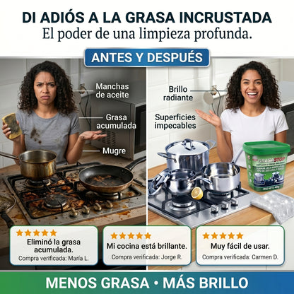 GRASASTOP™ Limpiador multiusos de cocina concentrado
