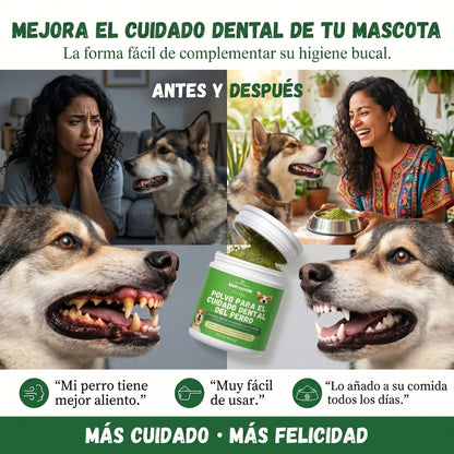 Dog Dental Care Powder™ cuidado dental para perros