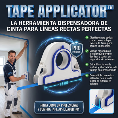 TAPE APPLICATOR™ Aplicador de Cinta de Pintor Profesional