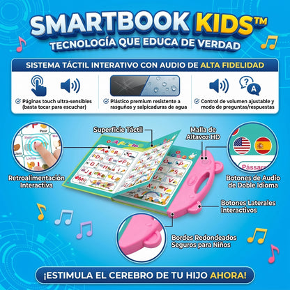 SmartBook Kids™ Libro mágico interativo español- ingles