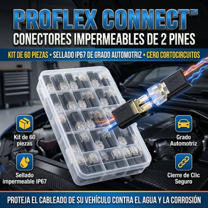 PROFLEX CONNECT™ Conector de cable automotriz x 60 pcs