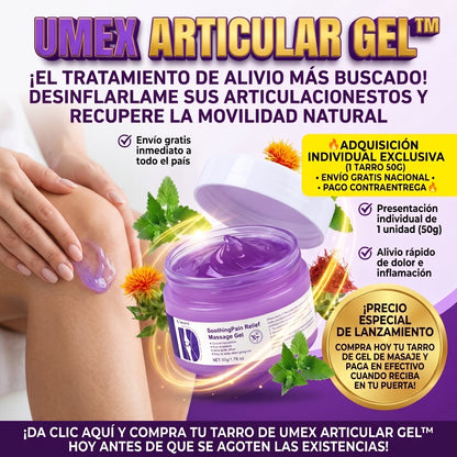 Umex Articular Gel™ Gel de Masaje de Alivio Articular